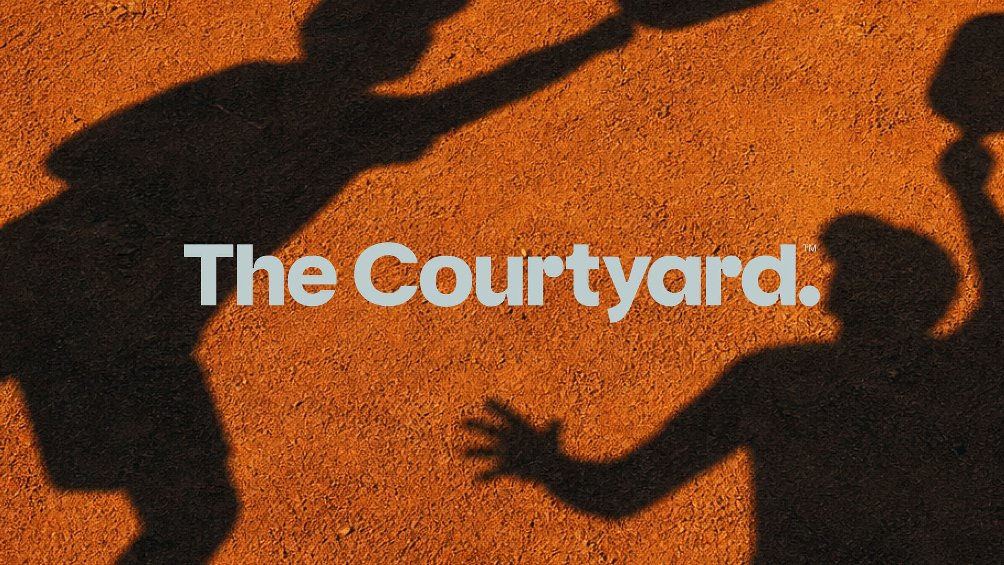 The Courtyard community brand identity and campaign imagery directed by Graham Kaz
