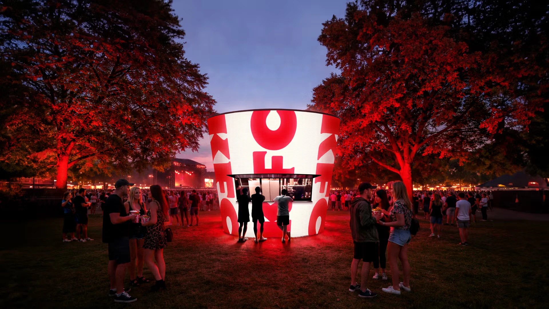 KFC packaging and brand expression directed by Graham Kaz