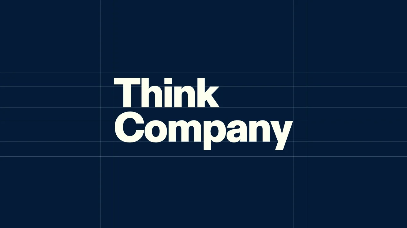 Think Company identity and editorial design system directed by Graham Kaz